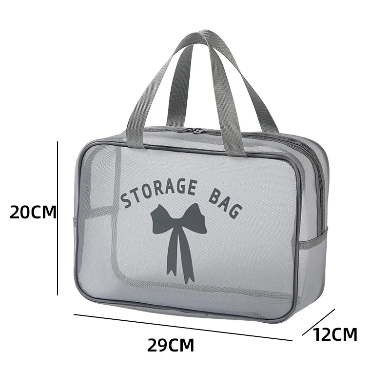 Bath Bag, Satchel Basket, Toiletry Bag, Men's Toothbrush Supplies, Mesh Bath Bag, Travel Swimming Storage, Waterproof