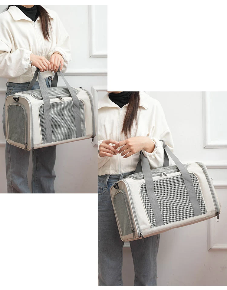 Cat Carrier for Outings, Sterilization, Portable, Large Capacity, Breathable, Cat Car Cage, Cat Cage, Dog Carrier, Handheld, Crossbody, Foldable Pet