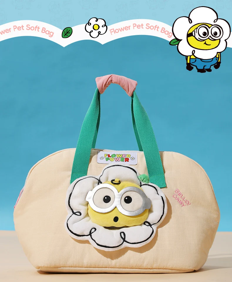 Minions Minion Pet Backpack Cat Outing Bag Pet Small and Medium-Sized Dog Outing Portable Dog Backpack