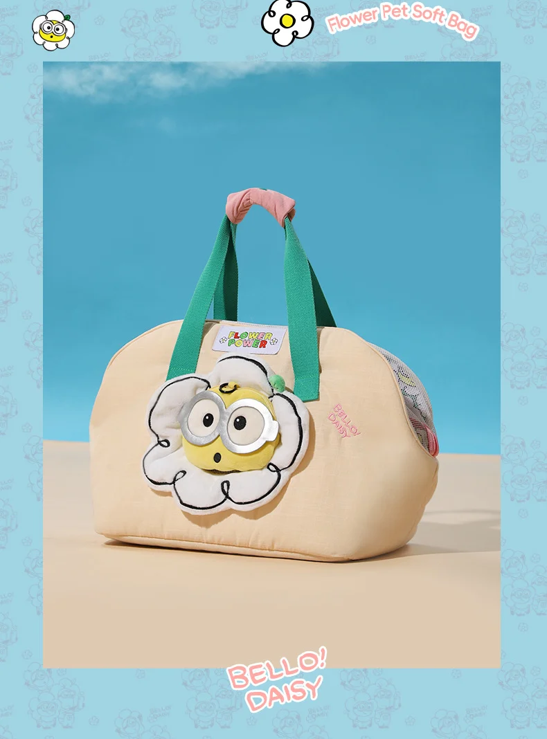 Minions Minion Pet Backpack Cat Outing Bag Pet Small and Medium-Sized Dog Outing Portable Dog Backpack