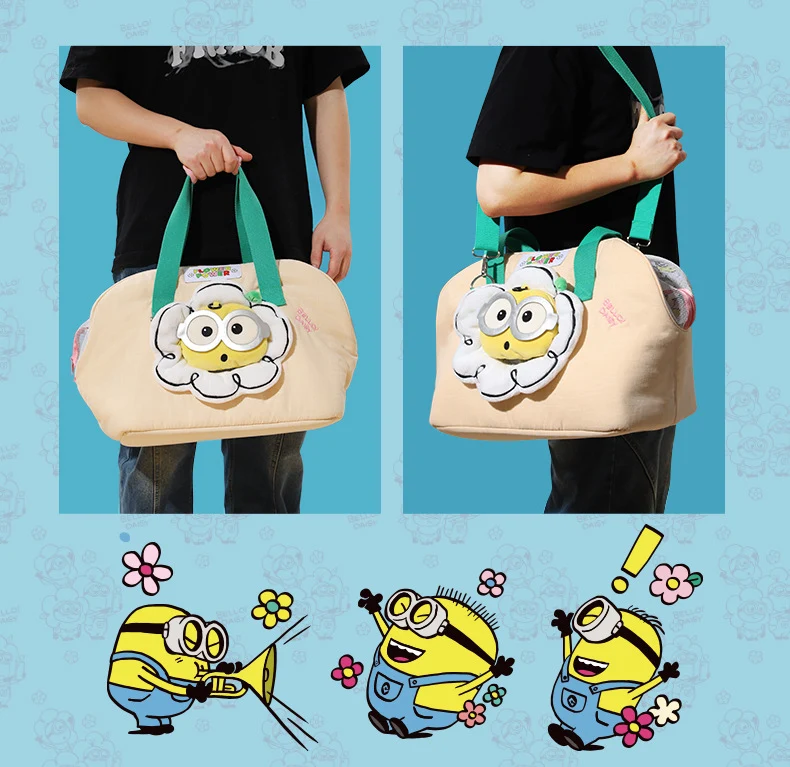 Minions Minion Pet Backpack Cat Outing Bag Pet Small and Medium-Sized Dog Outing Portable Dog Backpack