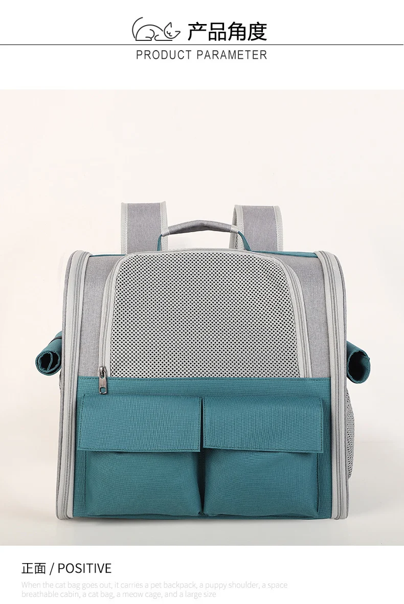 New Cat Bag, Portable Pet Bag for Outings, Breathable Backpack Dog Bag, Amazon Pet Backpack Supplies, Breathable and Lightweight
