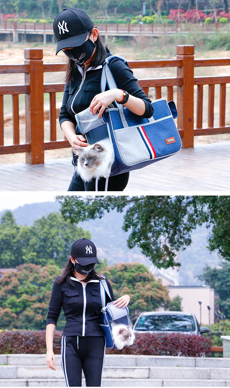 Cat Bag, Pet Bag, Large-Capacity Cat Bag, Dog Outing Shoulder Cross-Body Backpack, a Must-Have for Pet Travel