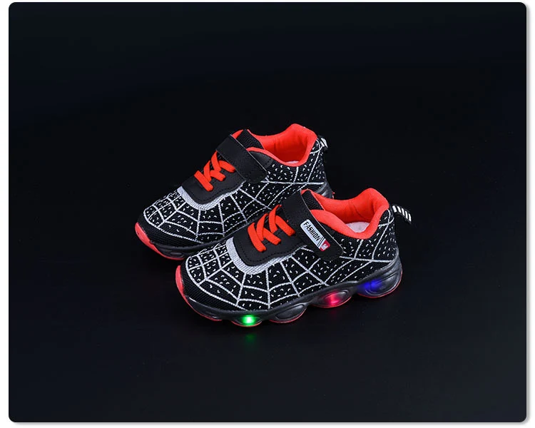Spring and Autumn Kidsren's Shoes, Kidsren's Luminous Light Shoes, Men's and Women's Running Shoes, Baby Flash Shoes, Led Light-Up Sports Shoes, Mesh
