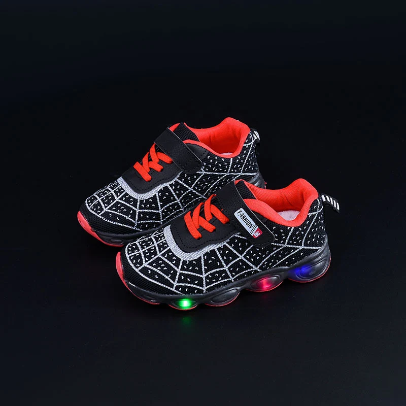 Spring and Autumn Kidsren's Shoes, Kidsren's Luminous Light Shoes, Men's and Women's Running Shoes, Baby Flash Shoes, Led Light-Up Sports Shoes, Mesh