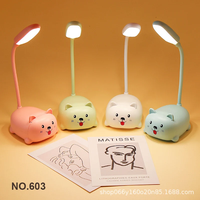 Factory direct creative cute girl heart mini small table lamp led bedroom bedroom bedside eye protection night light