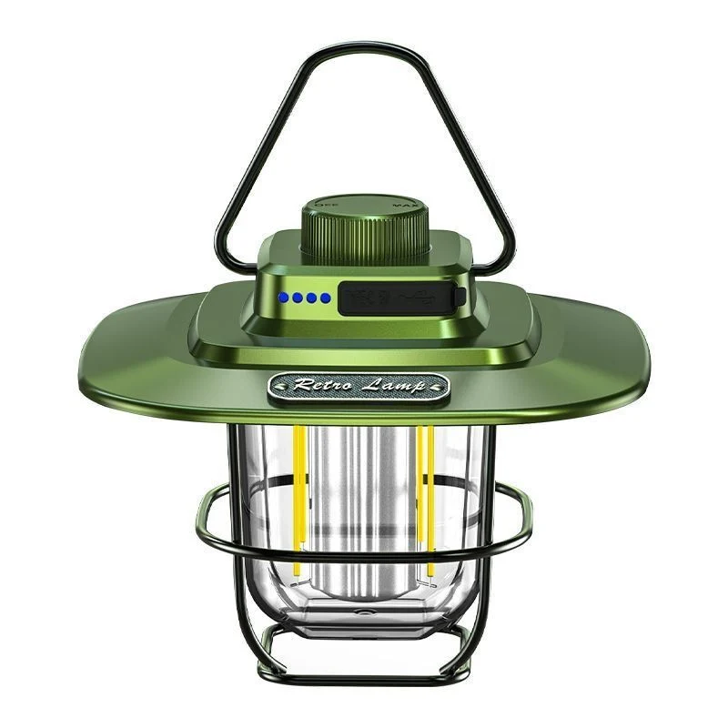 Retro camping light LED ceiling light tent light horse light strong light portable charging portable light multifunctional camping light