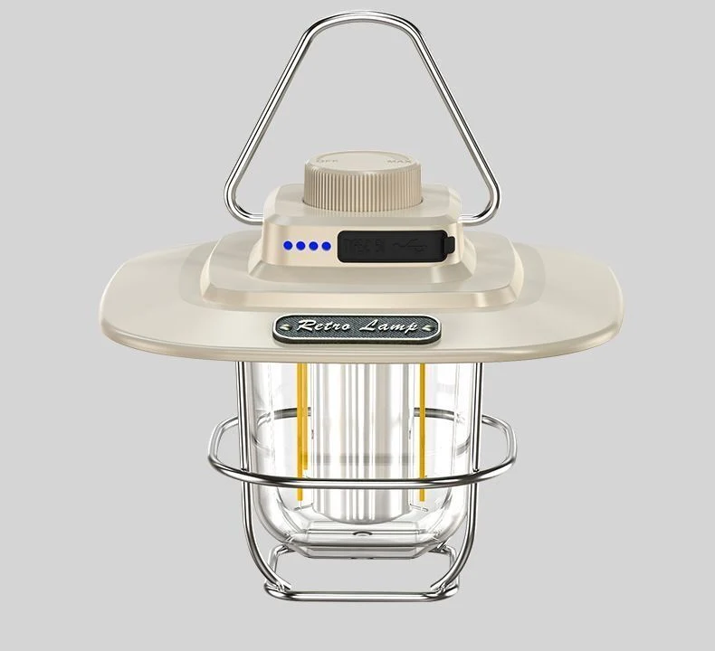 Retro camping light LED ceiling light tent light horse light strong light portable charging portable light multifunctional camping light