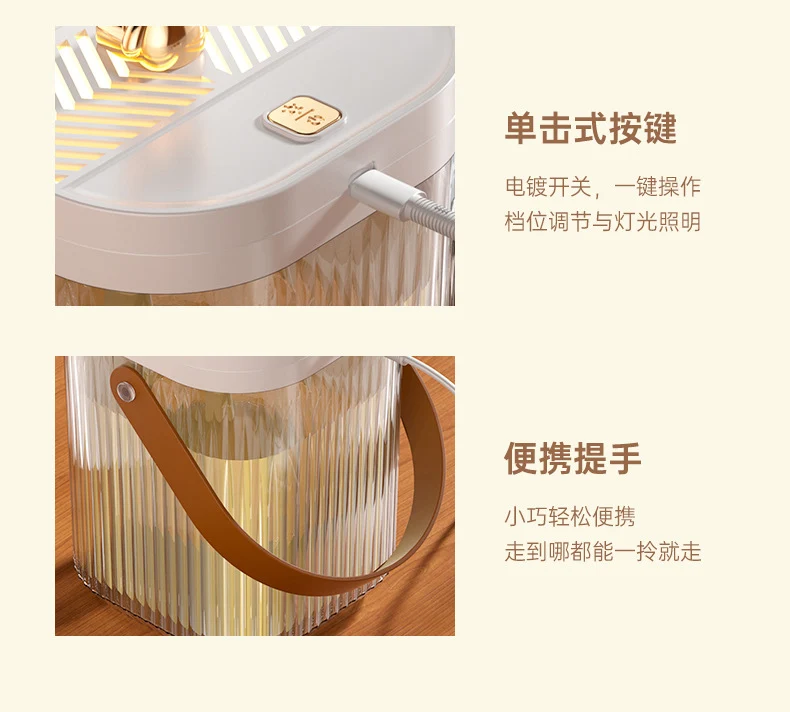 Cross-Border Desktop Humidifier for Home Bedroom Extra Large Capacity Ambient Light Double Nozzle Extra Large Mist Volume Sprayer Dropshipping