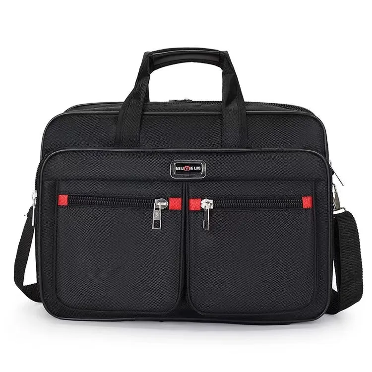 Manufacturer Wholesale Men's Large-Capacity Briefcase Business Trip Laptop Bag Portable Travel Bag Wear-Resistant Business Bag