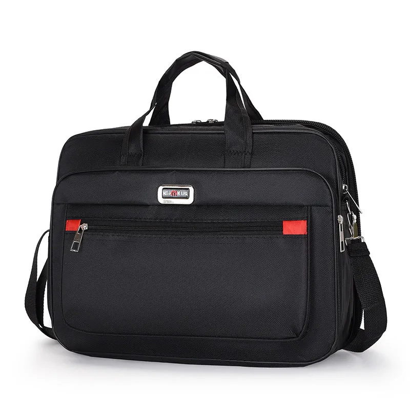 Manufacturer Wholesale Men's Large-Capacity Briefcase Business Trip Laptop Bag Portable Travel Bag Wear-Resistant Business Bag
