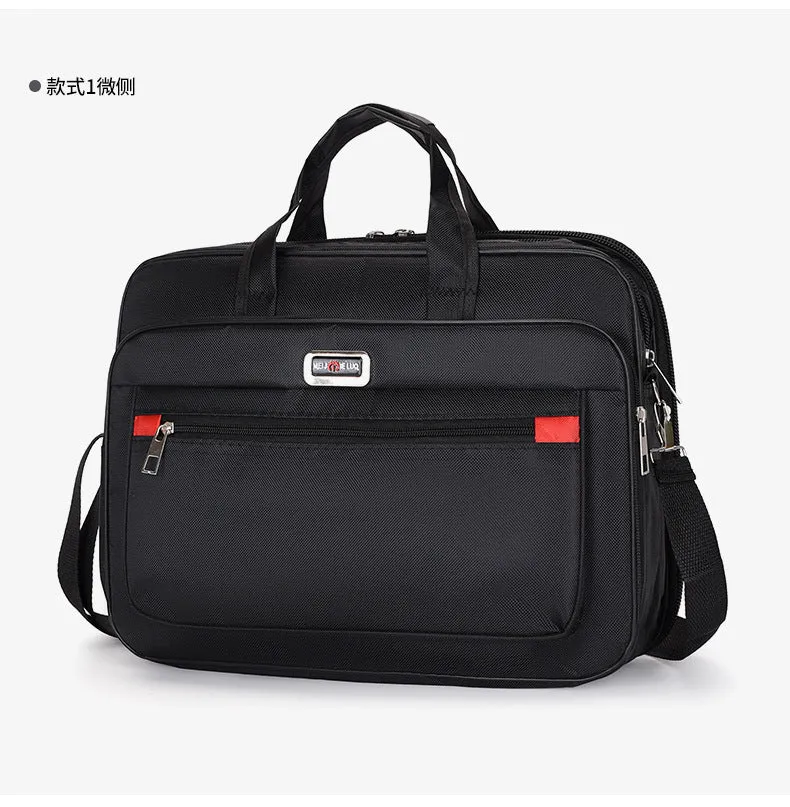 Manufacturer Wholesale Men's Large-Capacity Briefcase Business Trip Laptop Bag Portable Travel Bag Wear-Resistant Business Bag