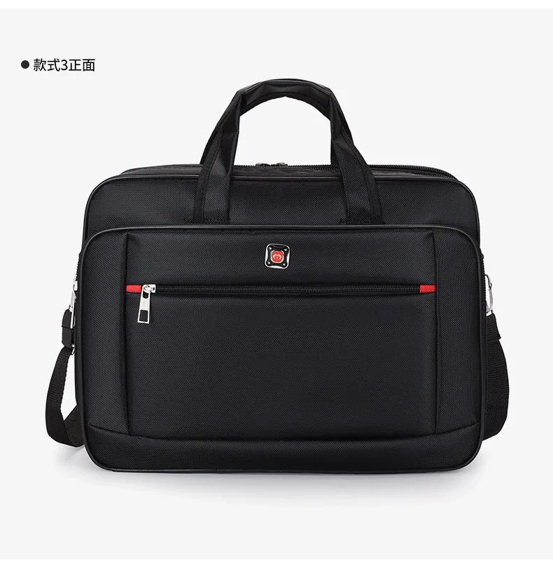 Manufacturer Wholesale Men's Large-Capacity Briefcase Business Trip Laptop Bag Portable Travel Bag Wear-Resistant Business Bag