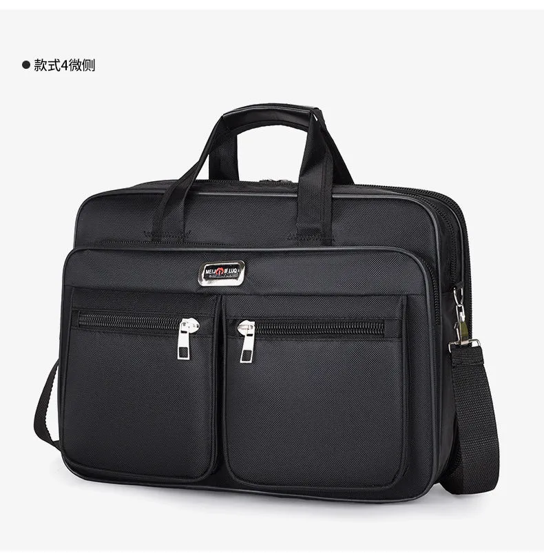 Manufacturer Wholesale Men's Large-Capacity Briefcase Business Trip Laptop Bag Portable Travel Bag Wear-Resistant Business Bag