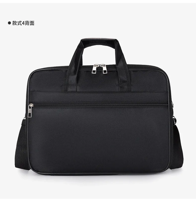 Manufacturer Wholesale Men's Large-Capacity Briefcase Business Trip Laptop Bag Portable Travel Bag Wear-Resistant Business Bag