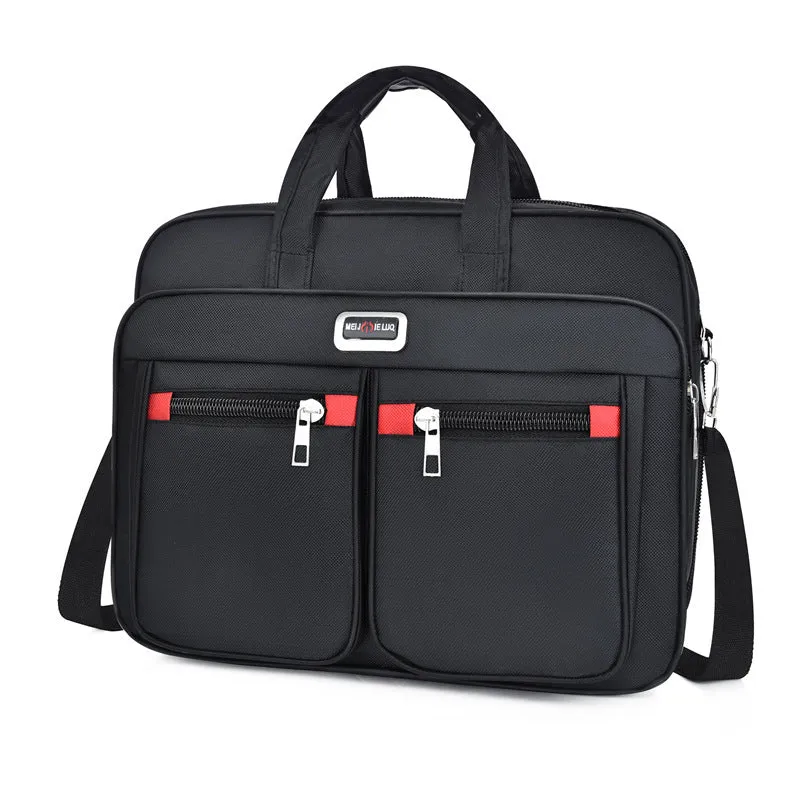 Manufacturer Wholesale Men's Large-Capacity Briefcase Business Trip Laptop Bag Portable Travel Bag Wear-Resistant Business Bag