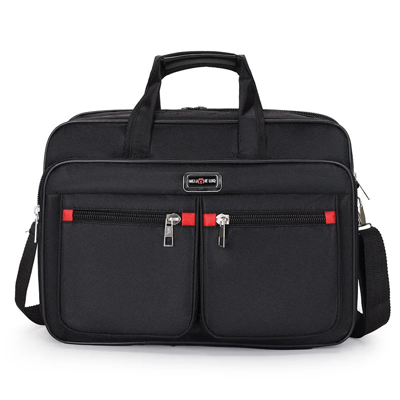 Manufacturer Wholesale Men's Large-Capacity Briefcase Business Trip Laptop Bag Portable Travel Bag Wear-Resistant Business Bag