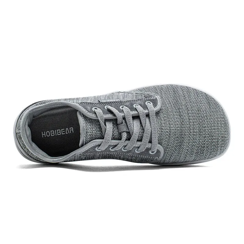 HOBIBEAR Minimalist Barefoot Shoes Unisex Wide Toe Zero Drop Walking Sneakers Mesh Lightweight Breathable Shoes