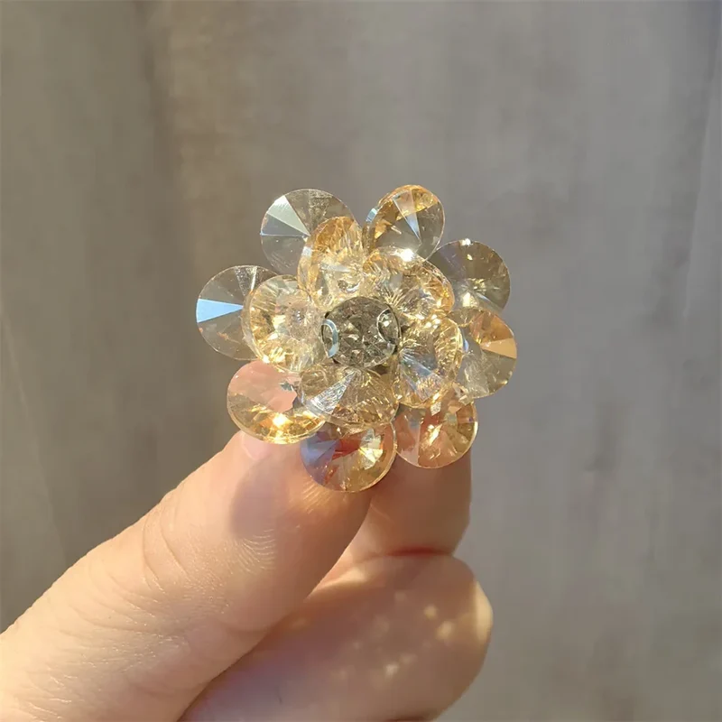 New Pearl Flower Shoes Accessories Fruit Crystal Shoe Charm Buckle Shoe Laces Charms for Sneakers Decorations 1Pcs