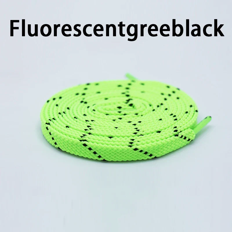 1Pair Mixed Color Shoe Laces Black and White Stripe Double Flat Shoelaces Sneakers Casual Shoes Shoelace