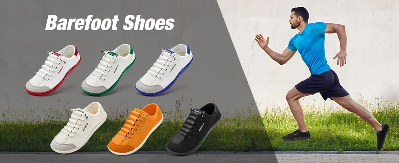 HOBIBEAR Womens Mens Barefoot Shoes | Zero Drop | Wide Toe Casual Canvas Sneakers Minimalist Walking Shoes