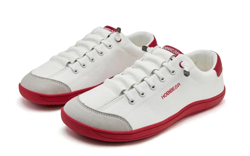 HOBIBEAR Womens Mens Barefoot Shoes | Zero Drop | Wide Toe Casual Canvas Sneakers Minimalist Walking Shoes