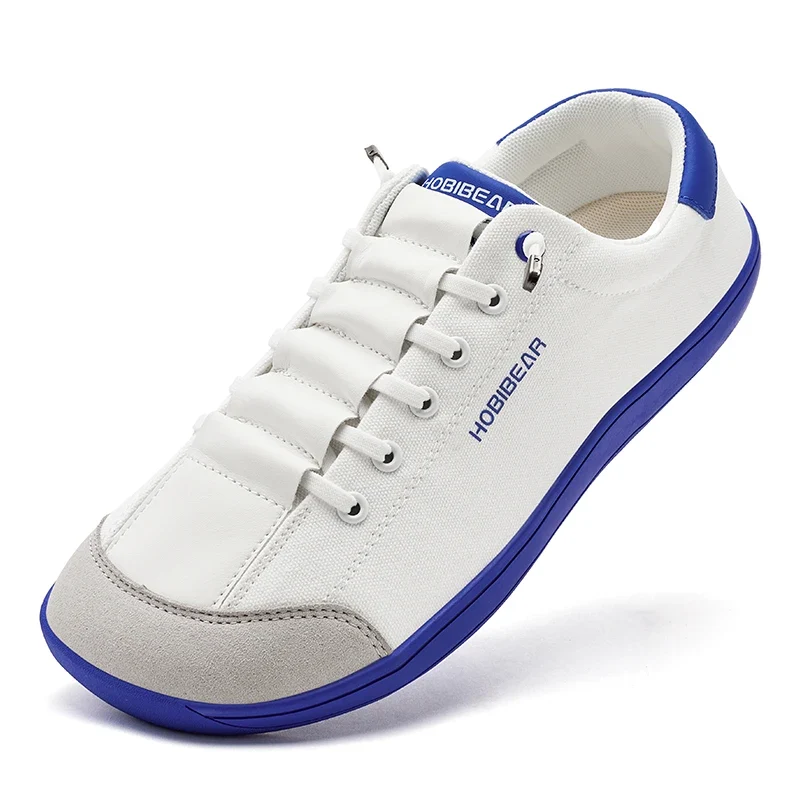 HOBIBEAR Womens Mens Barefoot Shoes | Zero Drop | Wide Toe Casual Canvas Sneakers Minimalist Walking Shoes