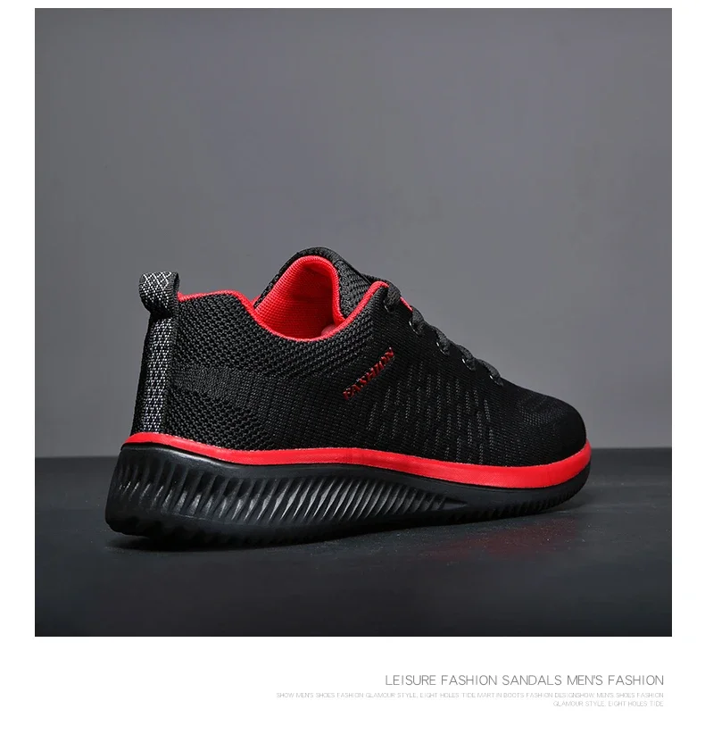 Men Running Walking Knit Shoe Casual Sneakers Breathable Sports Running Athletic Gym Lightweight Outdoor Women Shoes Size38-47