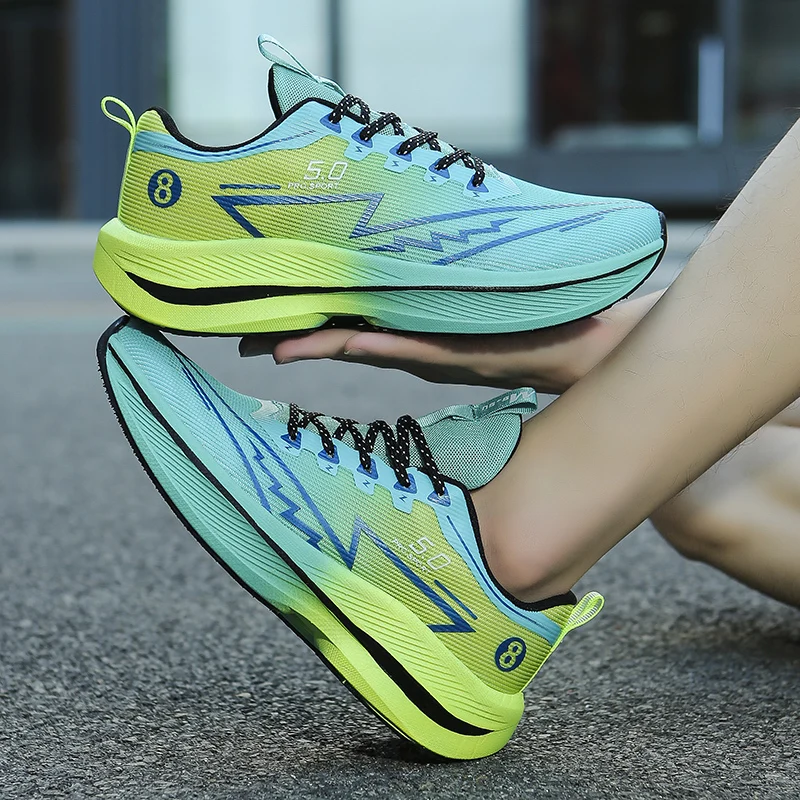 Men Sports Running Shoes Casual Marathon Lightweight Women's Comfortable Athletic Nonskid Walking Sneakers Outdoors Couple Shoes