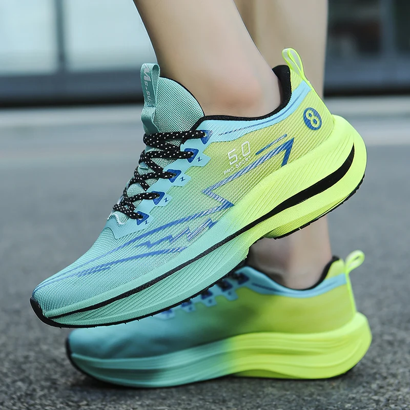 Men Sports Running Shoes Casual Marathon Lightweight Women's Comfortable Athletic Nonskid Walking Sneakers Outdoors Couple Shoes