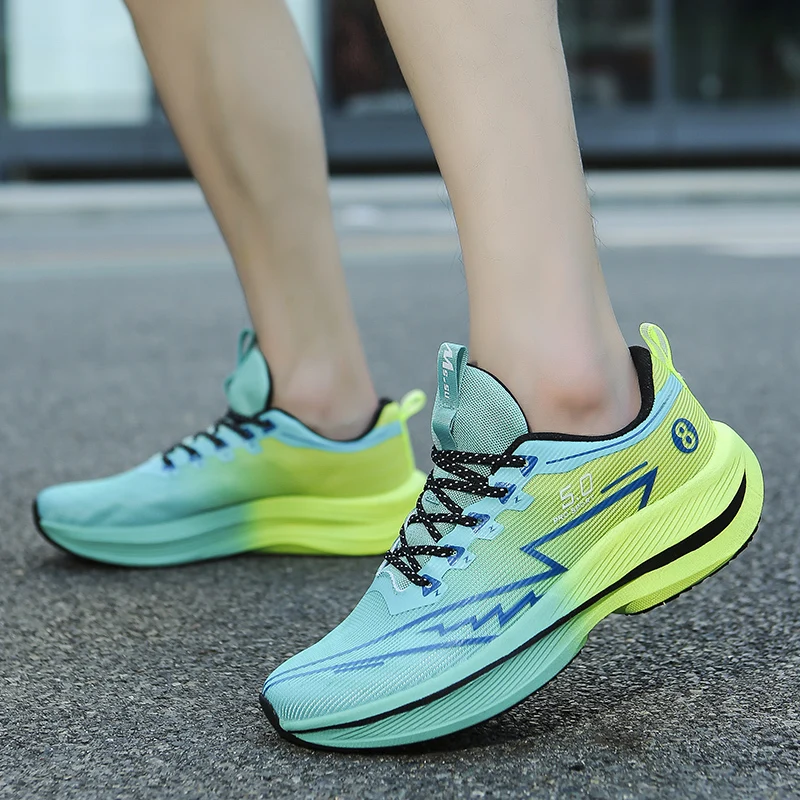 Men Sports Running Shoes Casual Marathon Lightweight Women's Comfortable Athletic Nonskid Walking Sneakers Outdoors Couple Shoes