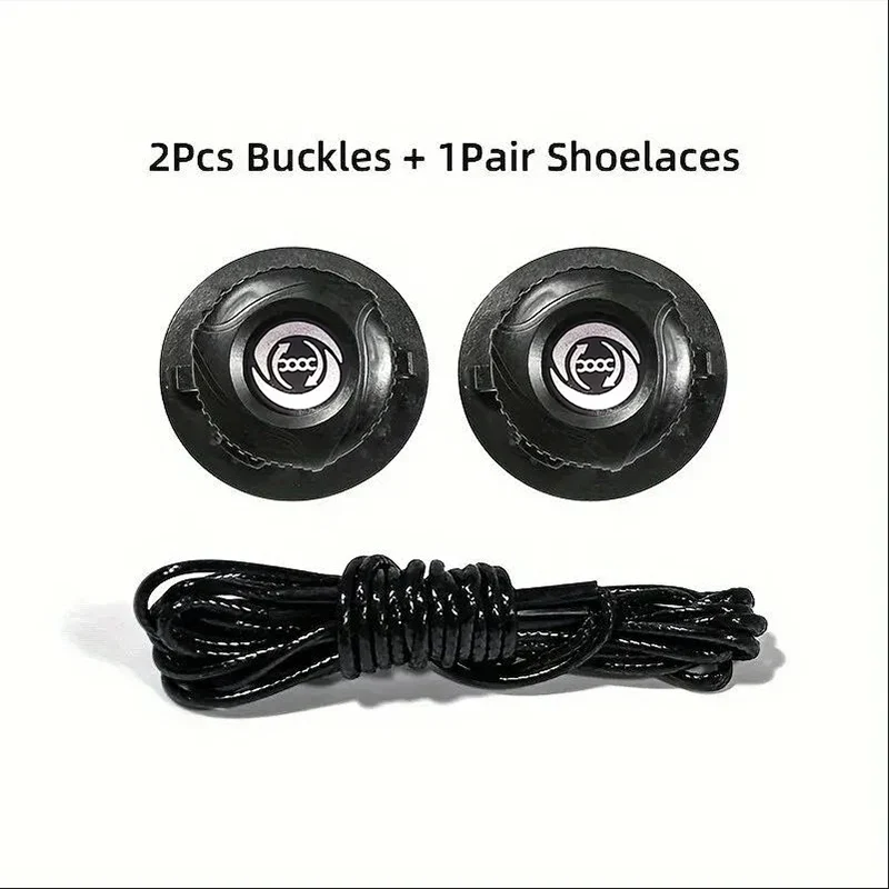 1Pair Automatic Shoelaces Without Ties Install Simple Swivel Buckle Laces Thick Rope Tennis Sneakers Shoelace Shoe Accessories