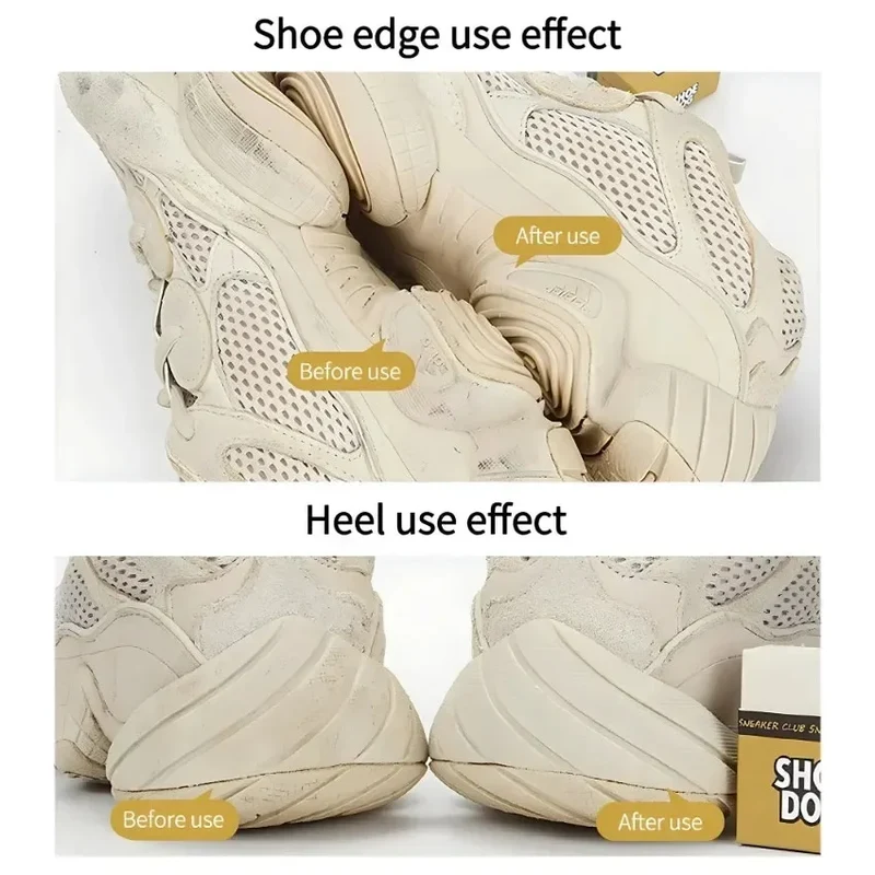 Shoe Cleaning Eraser Set - Stain Remover, Brush Included, Ideal for Sneakers & General Decontamination