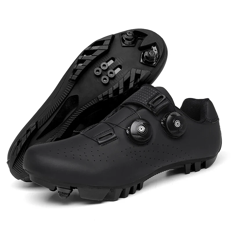 Professional Mountain Bike Cycling Shoes MTB Flat Cleat SPD Shoes Outdoor Self-Locking Big Size 47 Racing Bicycle Sneakers Men