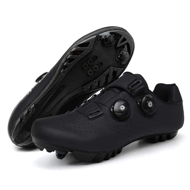 Professional Mountain Bike Cycling Shoes MTB Flat Cleat SPD Shoes Outdoor Self-Locking Big Size 47 Racing Bicycle Sneakers Men