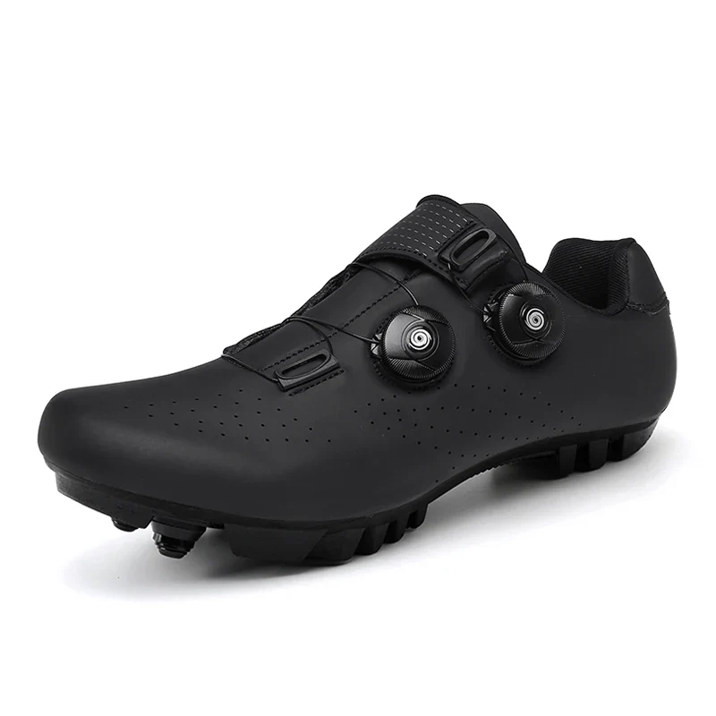 Professional Mountain Bike Cycling Shoes MTB Flat Cleat SPD Shoes Outdoor Self-Locking Big Size 47 Racing Bicycle Sneakers Men