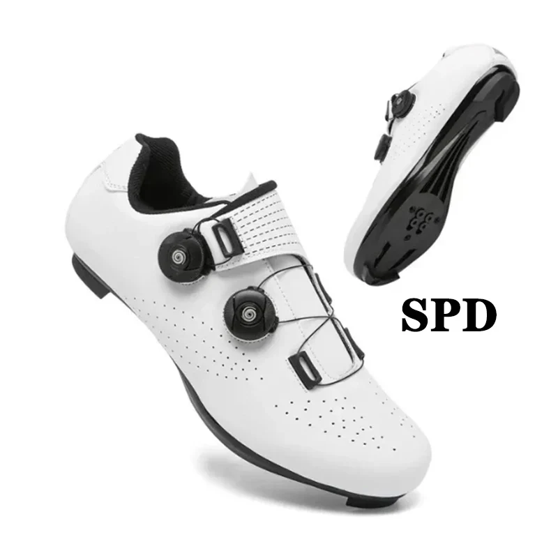 Professional Mountain Bike Cycling Shoes MTB Flat Cleat SPD Shoes Outdoor Self-Locking Big Size 47 Racing Bicycle Sneakers Men