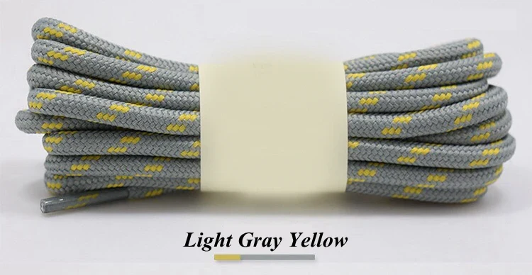 1Pair outdoor sport round shoelaces for boots hiking slip rope shoe laces sneakers shoelace strings100/120/140/160CM 19 Colors