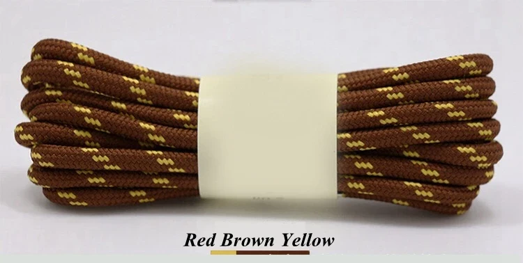 1Pair outdoor sport round shoelaces for boots hiking slip rope shoe laces sneakers shoelace strings100/120/140/160CM 19 Colors
