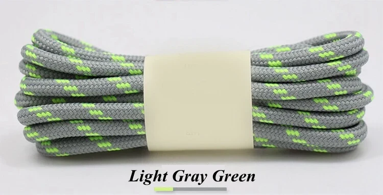 1Pair outdoor sport round shoelaces for boots hiking slip rope shoe laces sneakers shoelace strings100/120/140/160CM 19 Colors