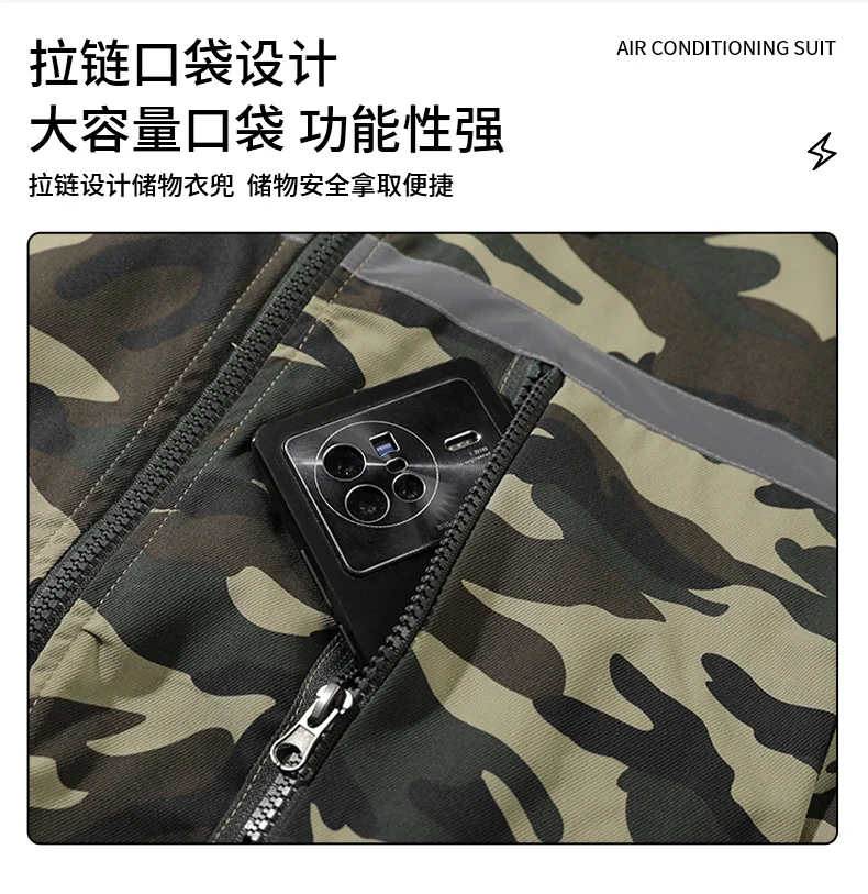 Summer 4 Fans Air Conditioning Cooling Vest Men Women Ultralight Outdoor Jacket Sun Protection Windbreaker Travel Fishing Sports