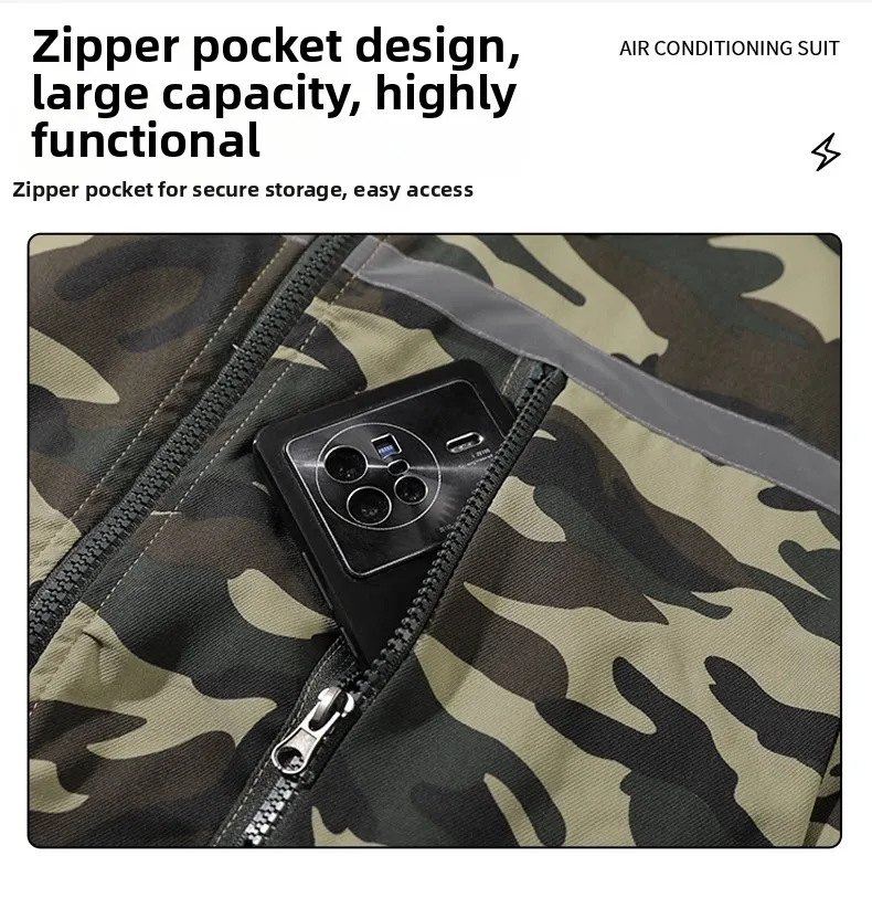 Summer 4 Fans Air Conditioning Cooling Vest Men Women Ultralight Outdoor Jacket Sun Protection Windbreaker Travel Fishing Sports