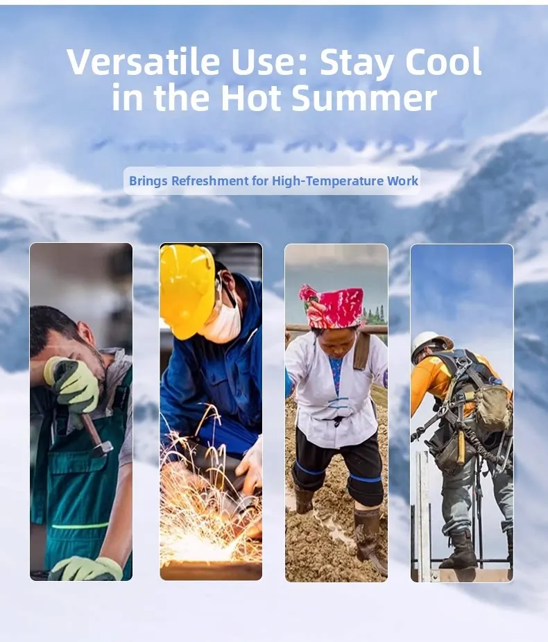 2026 New Cooling Vest Air Conditioner Clothes 3 Gears Wearable Cooling Fan Vest Breathable Sleeveless Workwear For Summer Outdoo