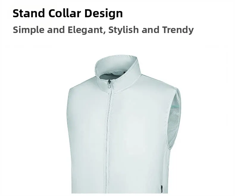 Summer Cooling Vest Men USB Charging Fan Sleeveless Jacket Air Conditioning Clothing Breathable Cool Working Coat for Outdoor Wo