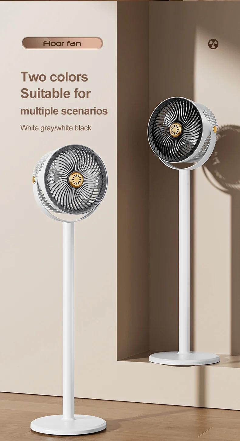 Wireless Fan Height Adjustable Outdoor Travel Camping Long Endurance USB Charging Portable Student Dormitory High Wind Power