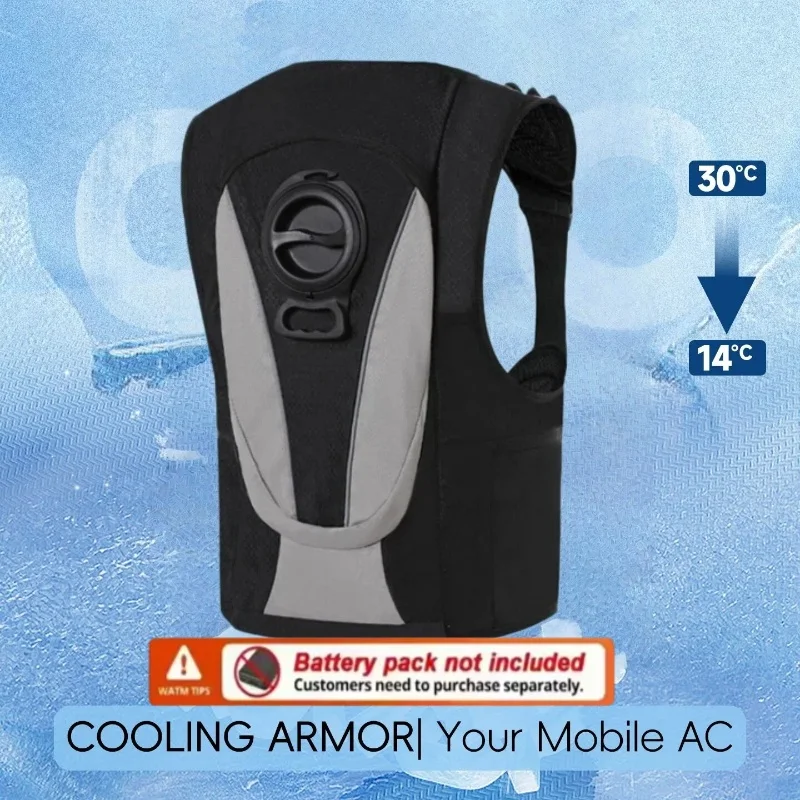 water circulation Cooling Vest Water Cooling System Outdoor Hiking Fishing Travel Physical Cooling Work Jacket Summer Breathable