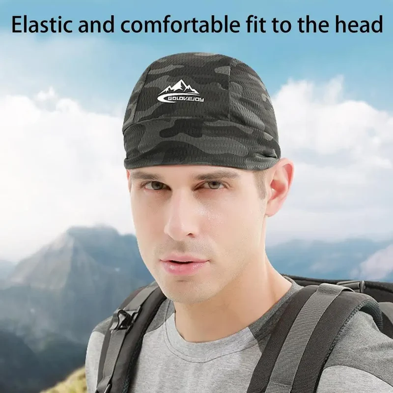 Cooling Cap Helmet Lining Breathable Sweat Wicking Cycling Sports Running Hat Comfortable Outdoor Hiking Cap Quick Dry Cap