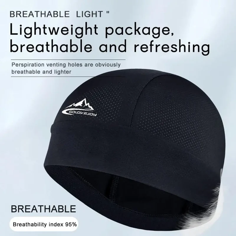 Cooling Cap Helmet Lining Breathable Sweat Wicking Cycling Sports Running Hat Comfortable Outdoor Hiking Cap Quick Dry Cap