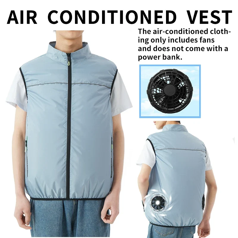 USB-Powered Cooling Vest: Unisex Summer Cooling Vest for Men and Women; Outdoor Cooling Vest for High-Temperature Environments