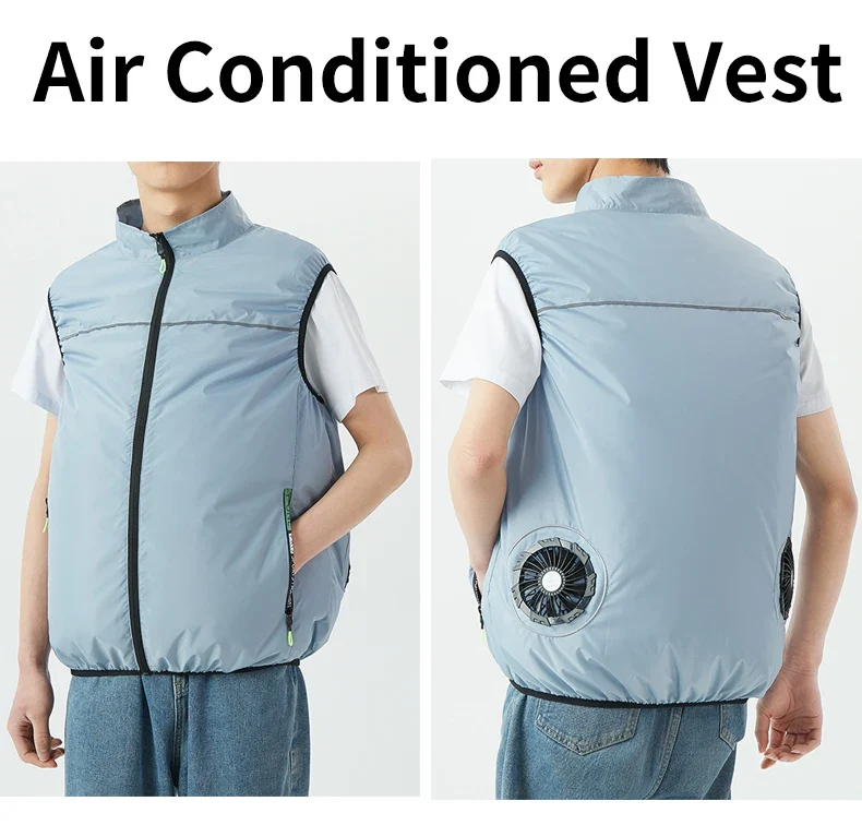 USB-Powered Cooling Vest: Unisex Summer Cooling Vest for Men and Women; Outdoor Cooling Vest for High-Temperature Environments